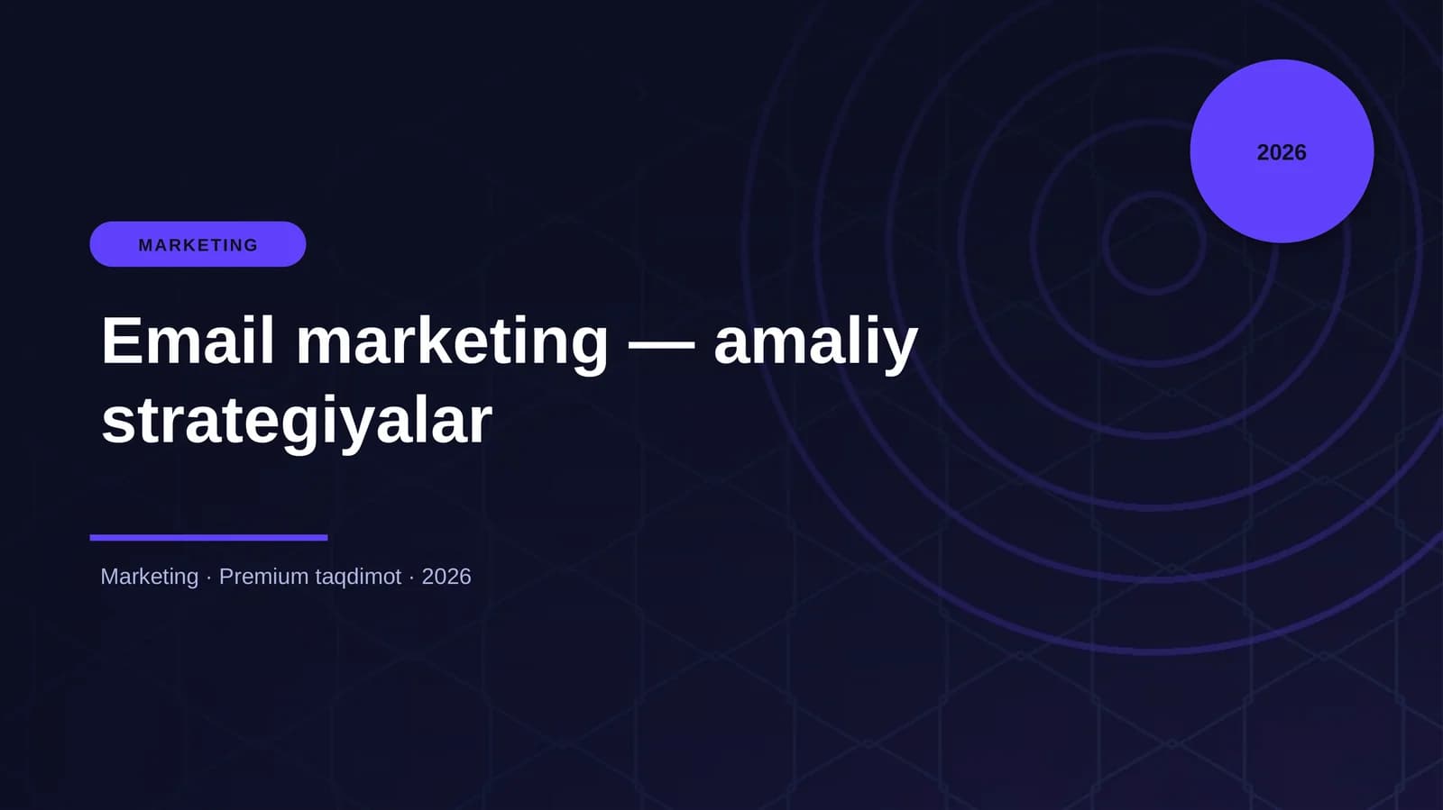 Email marketing — amaliy strategiyalar