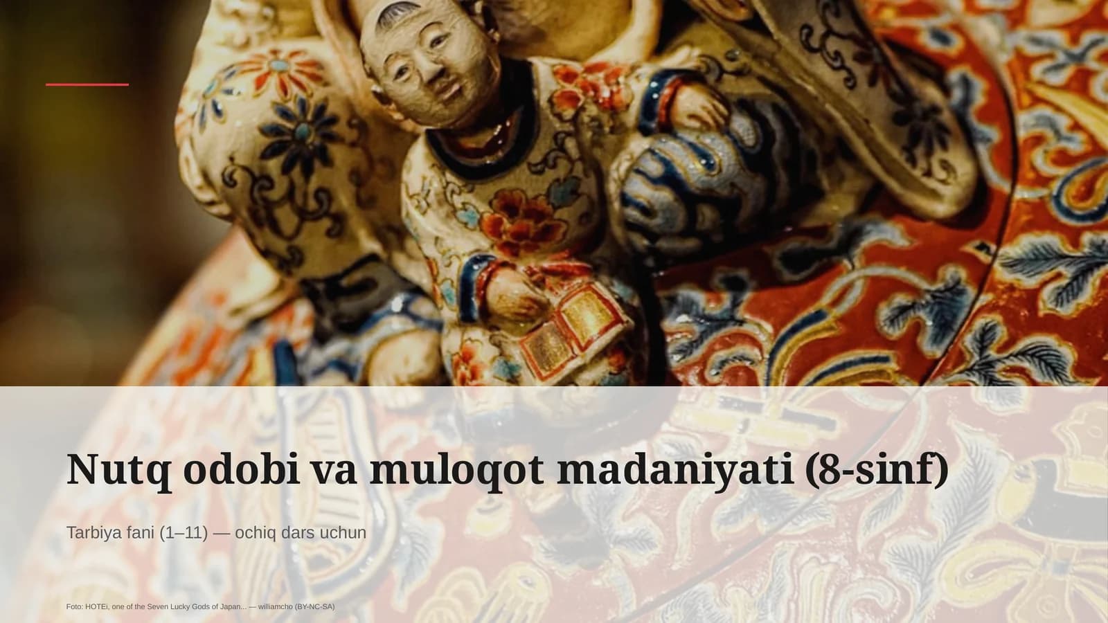 Nutq odobi va muloqot madaniyati (8-sinf)