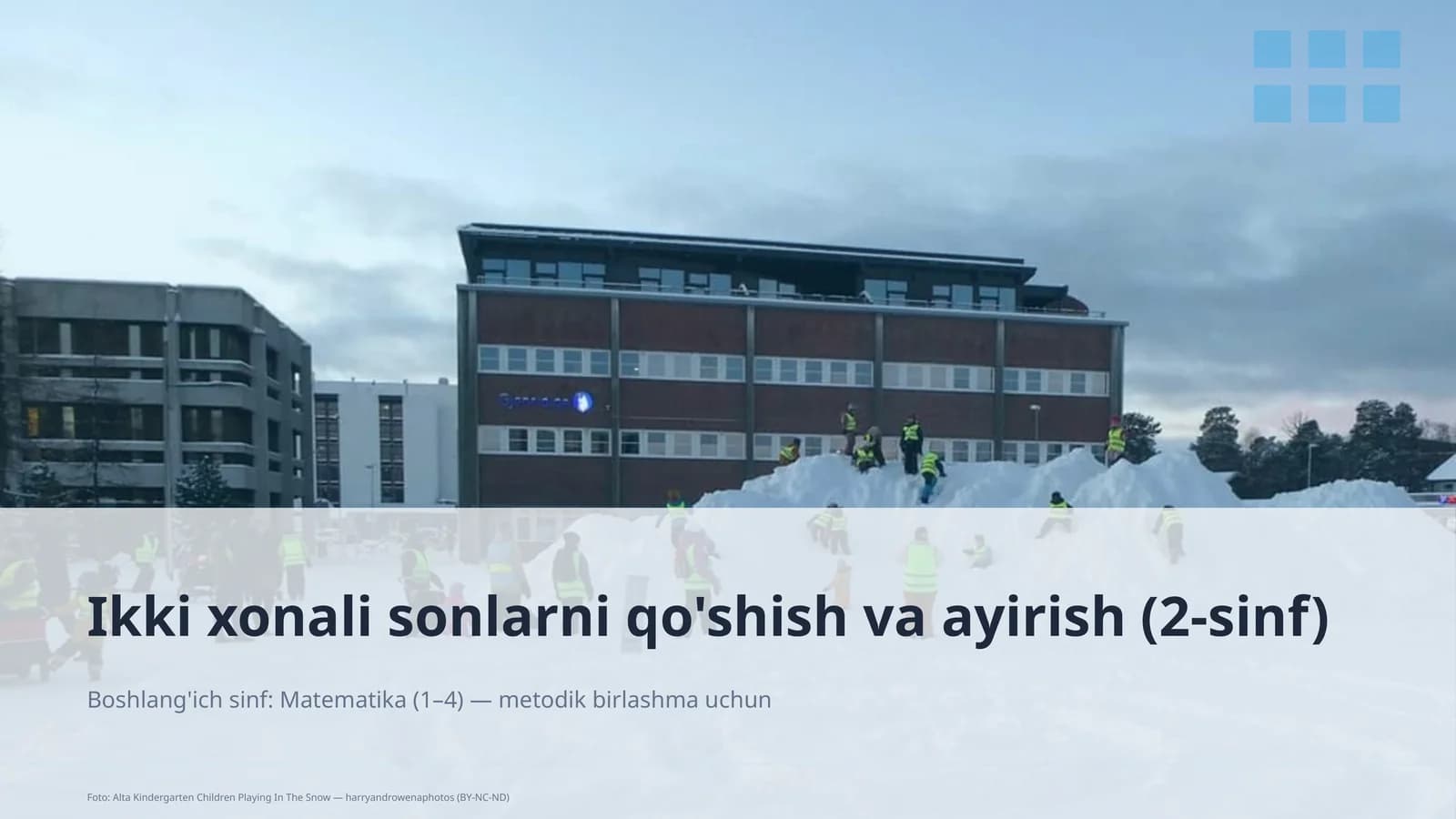Ikki xonali sonlarni qo'shish va ayirish (2-sinf)