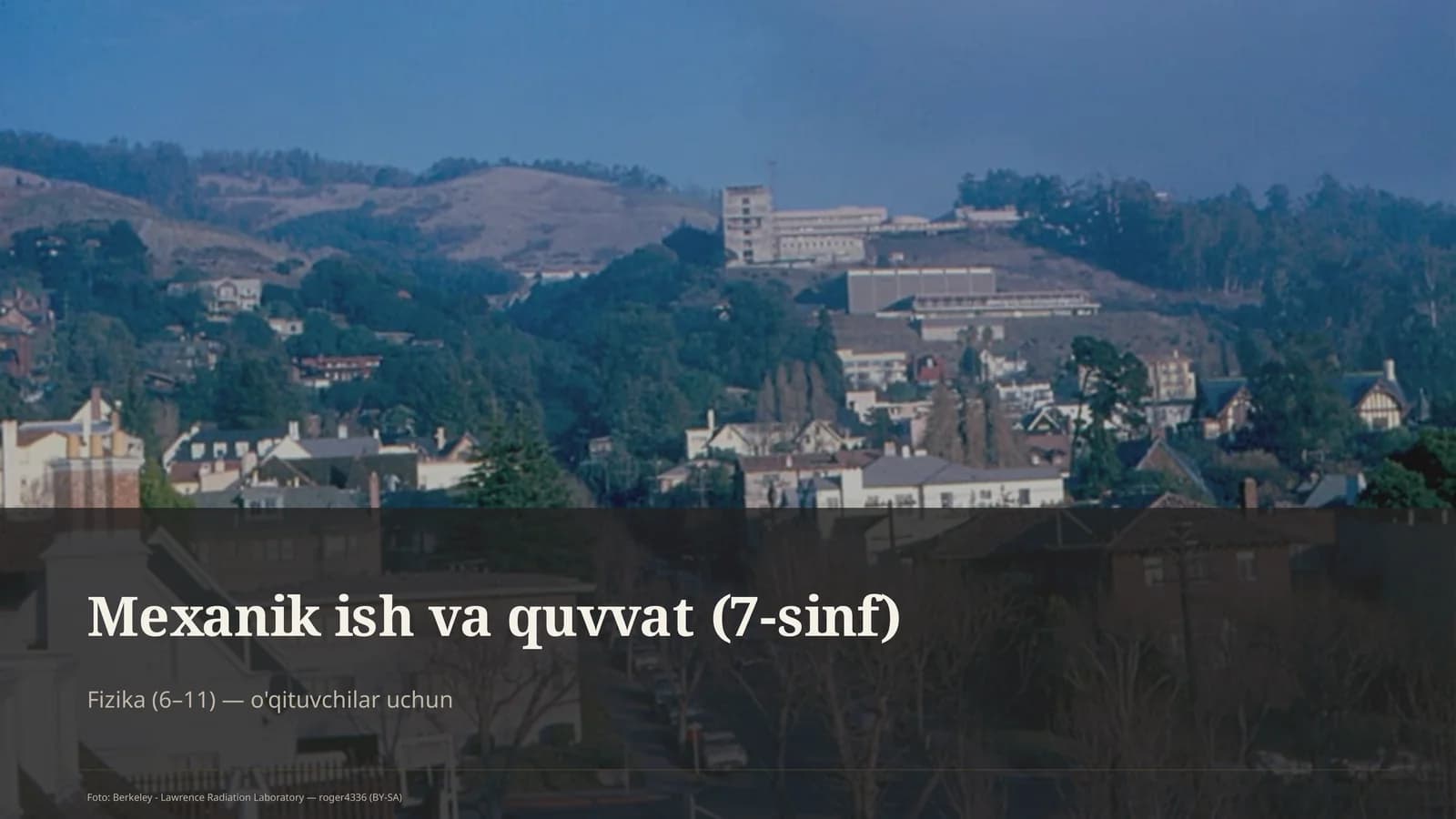 Mexanik ish va quvvat (7-sinf)