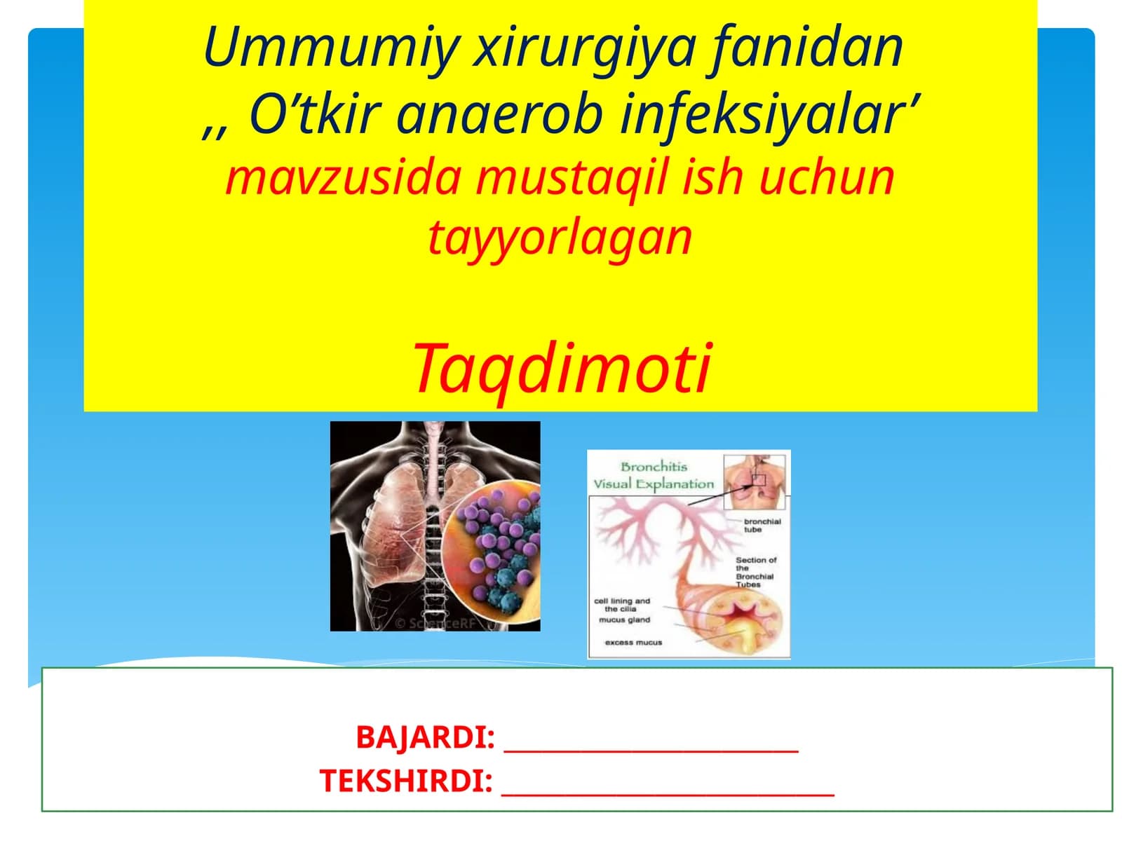 O’tkiranaerob infeksiyalar