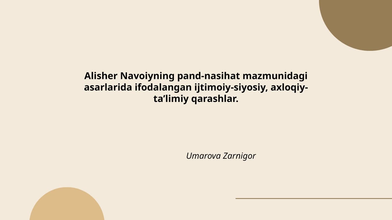 Axloqiy tarbiya masalalari