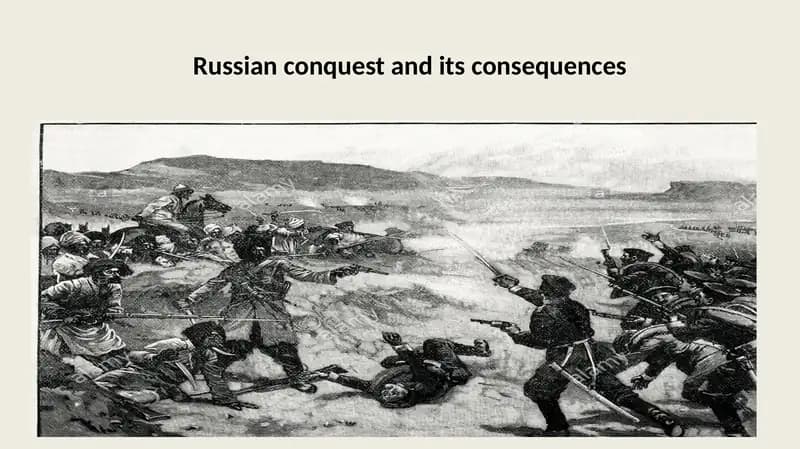 Russian conquest and its consequences