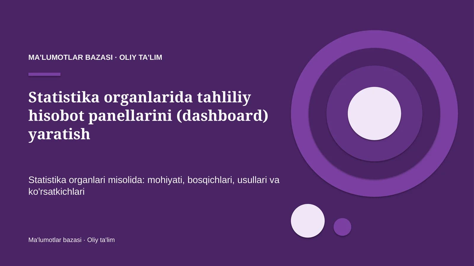 statistika organlarida tahliliy hisobot panellarini dashboard yaratish 7524