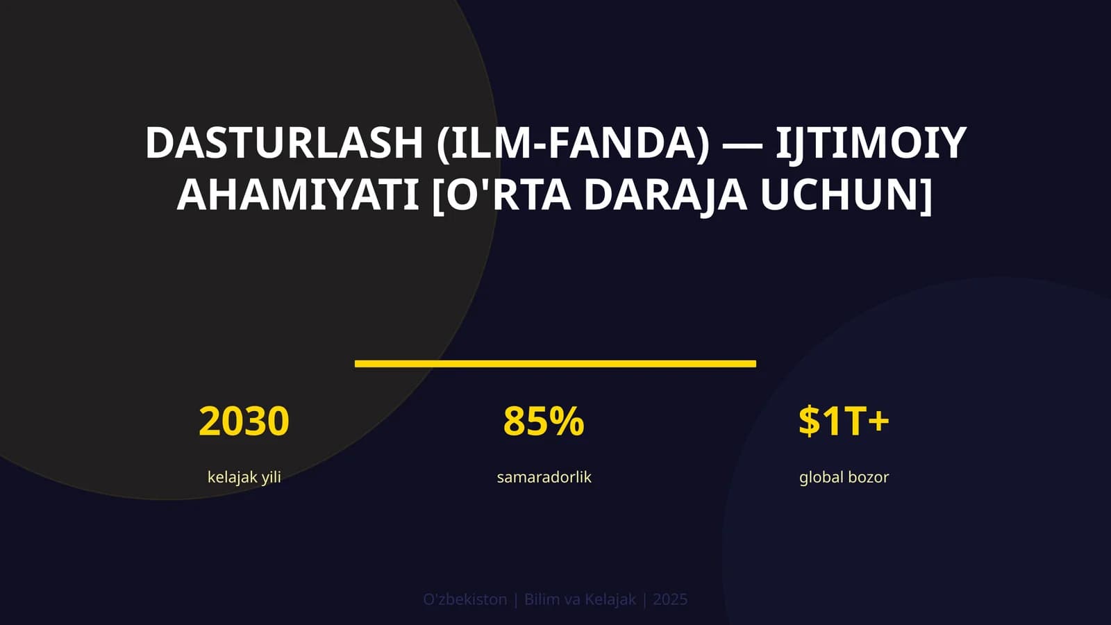 Dasturlash (ilm-fanda) — ijtimoiy ahamiyati [o'rta daraja uchun]