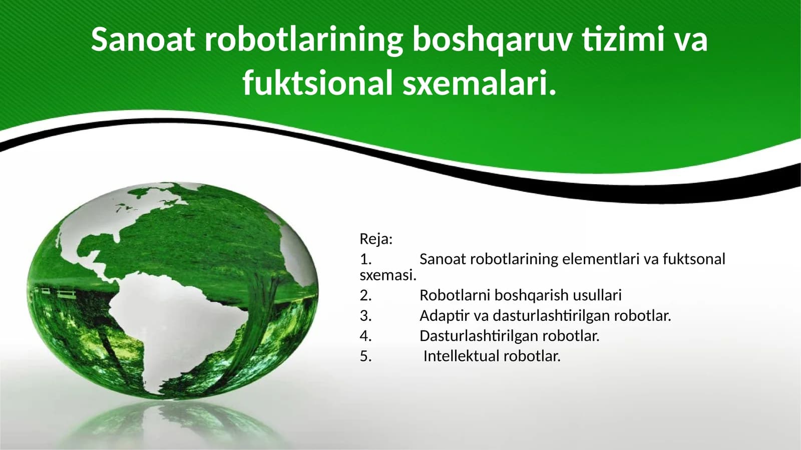 Sanoatrobotlariningboshqaruvtizimivafuktsionalsxemalari