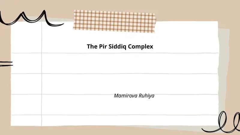The Pir Siddiq Complex