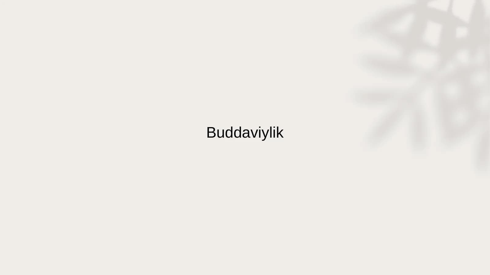 Buddaviylik