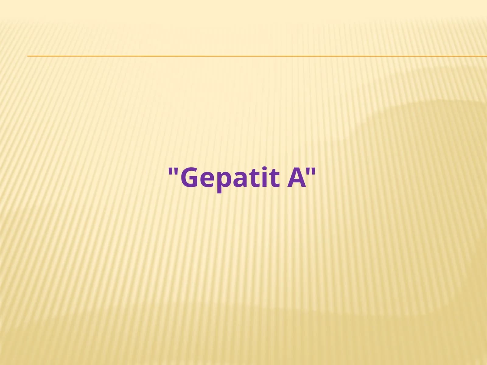 Gepatit A