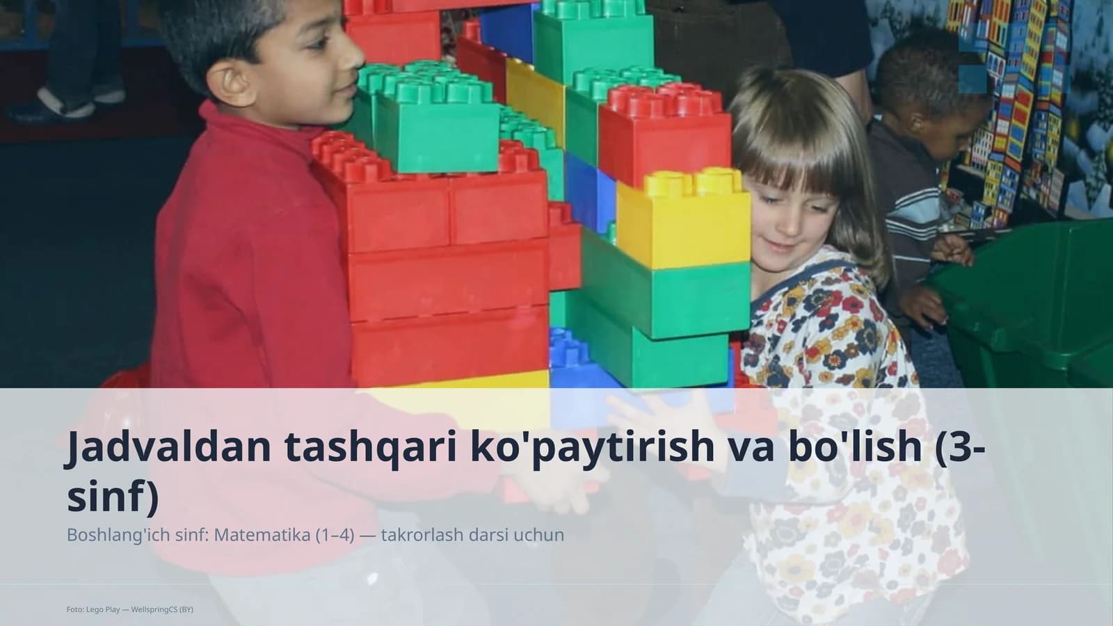 Jadvaldan tashqari ko'paytirish va bo'lish (3-sinf)