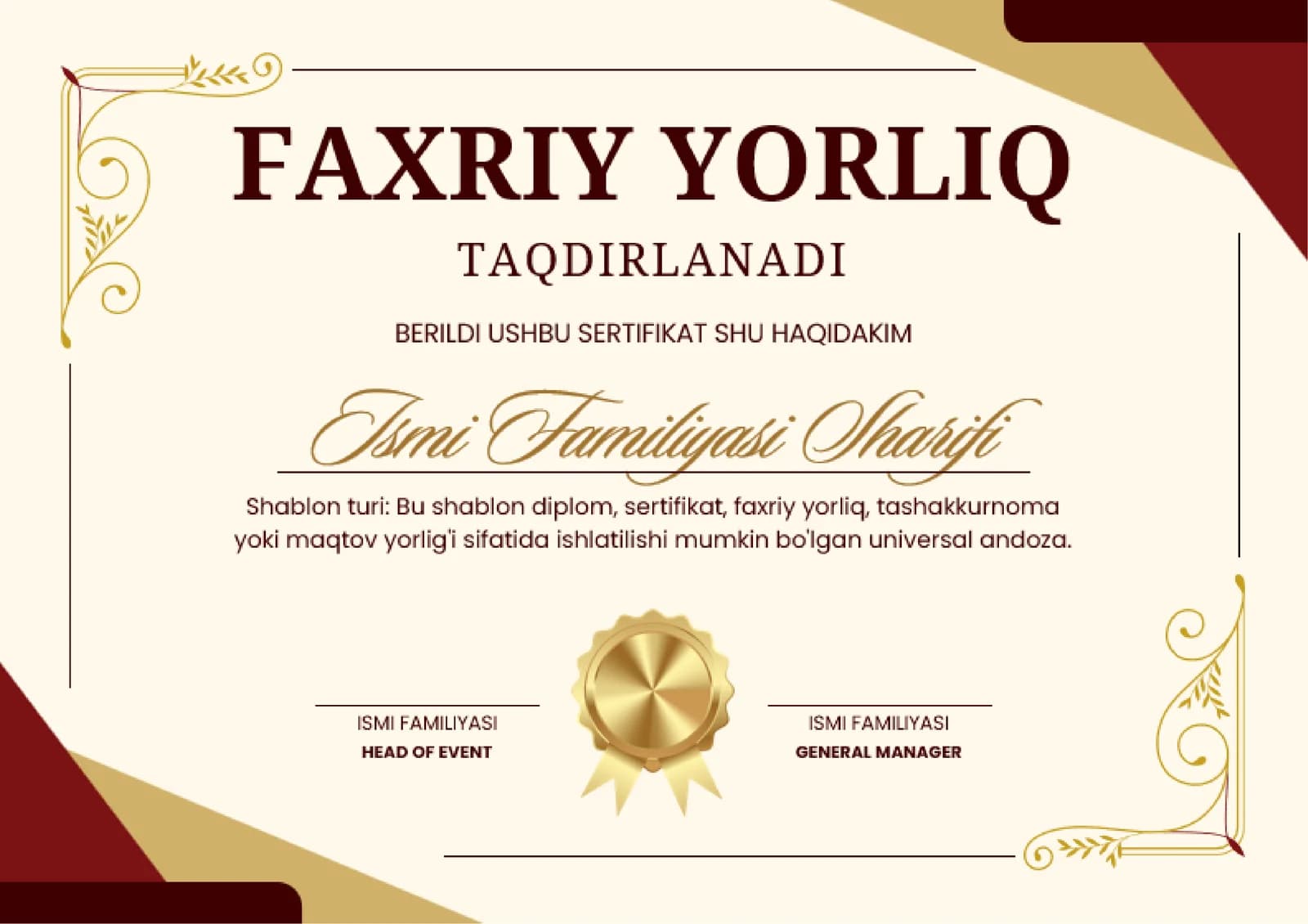 FAXRIY YORLIQ