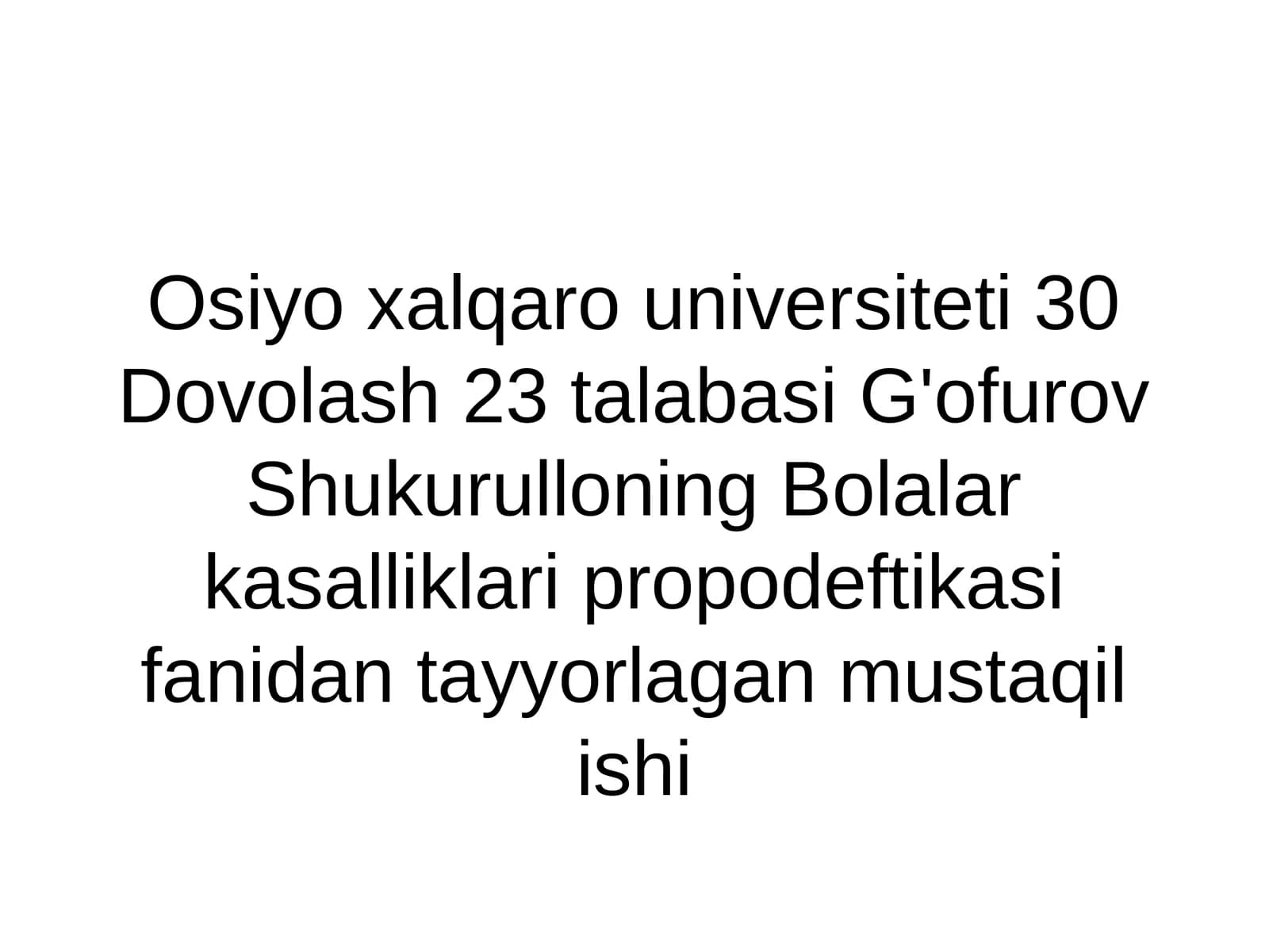 Bolalarda ich qotishi