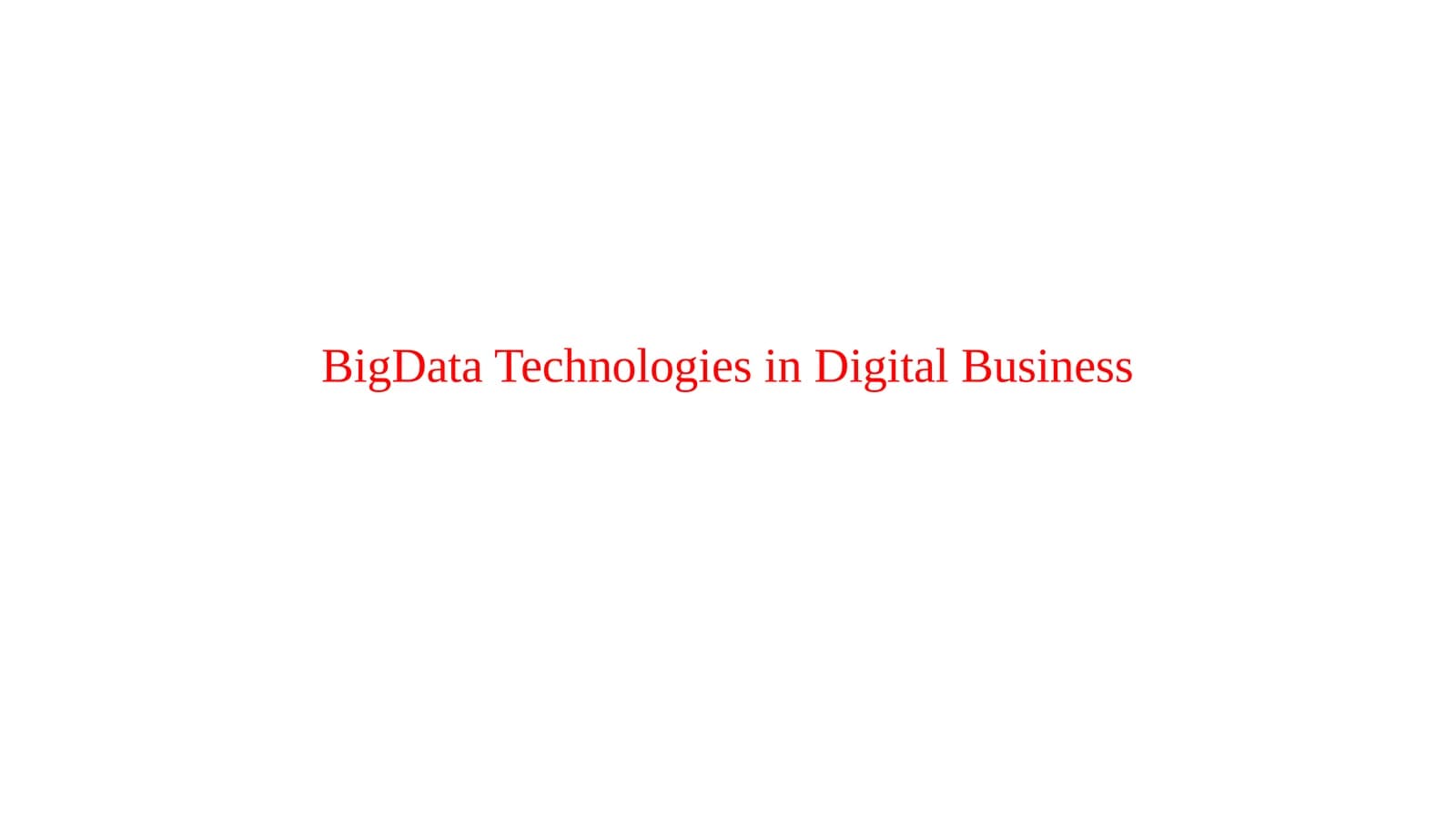 Big Data-termininikelib chiqish tarixi