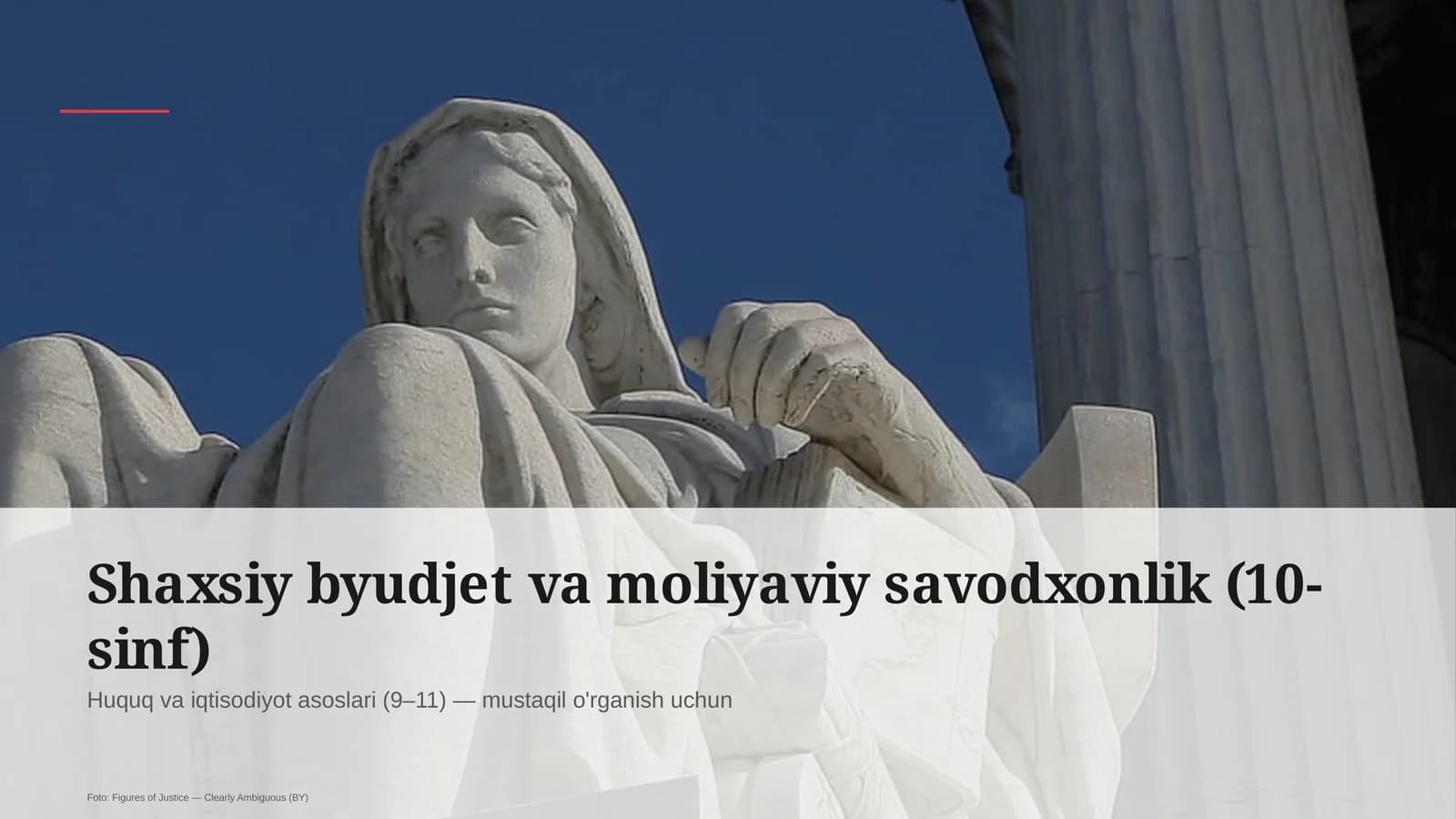 Huquq va iqtisodiyot asoslari (9–11)