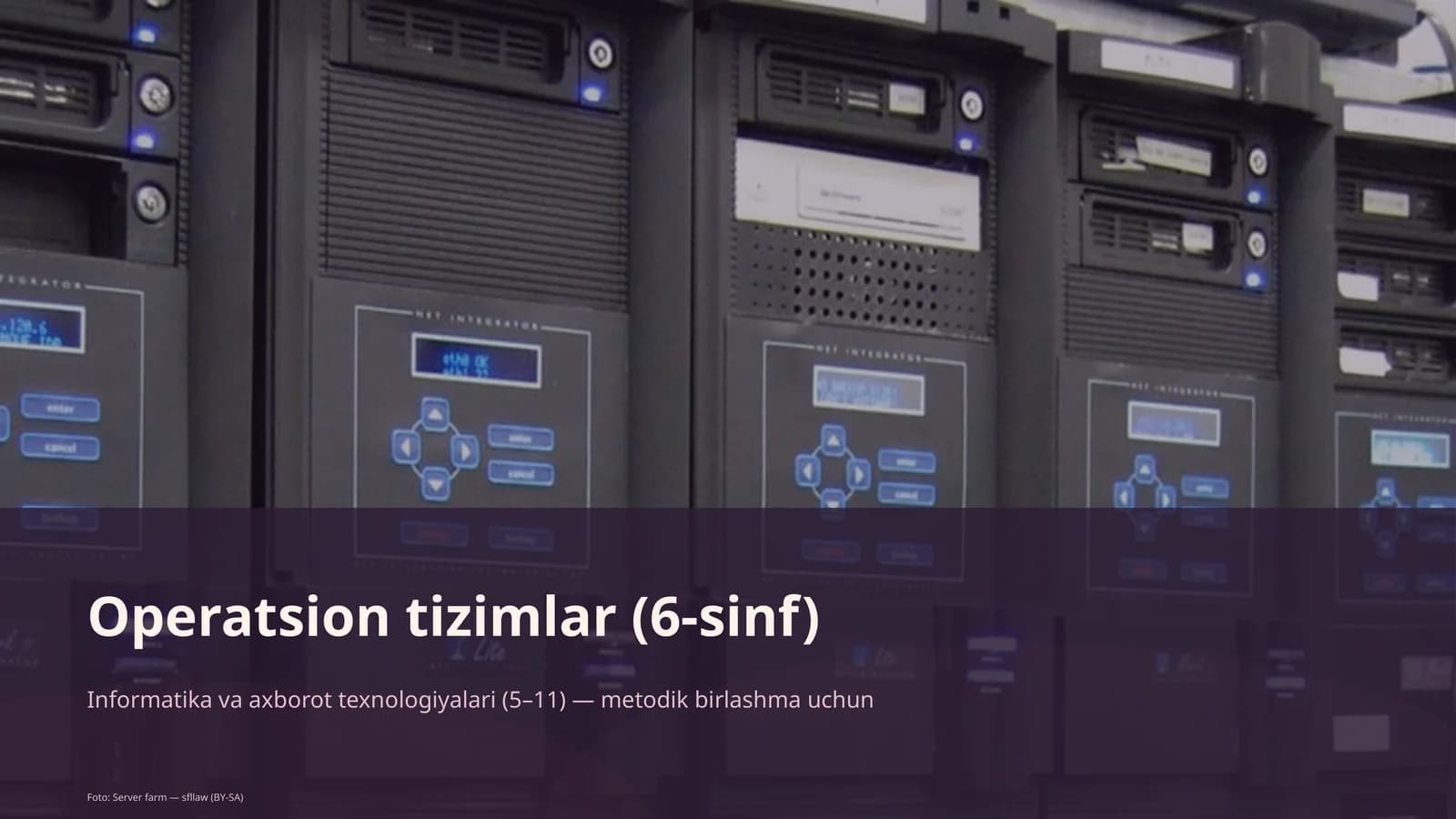 Operatsion tizimlar (6-sinf)