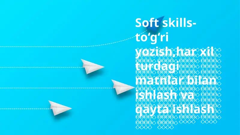 Turli matn turlarni qayta ishlash
