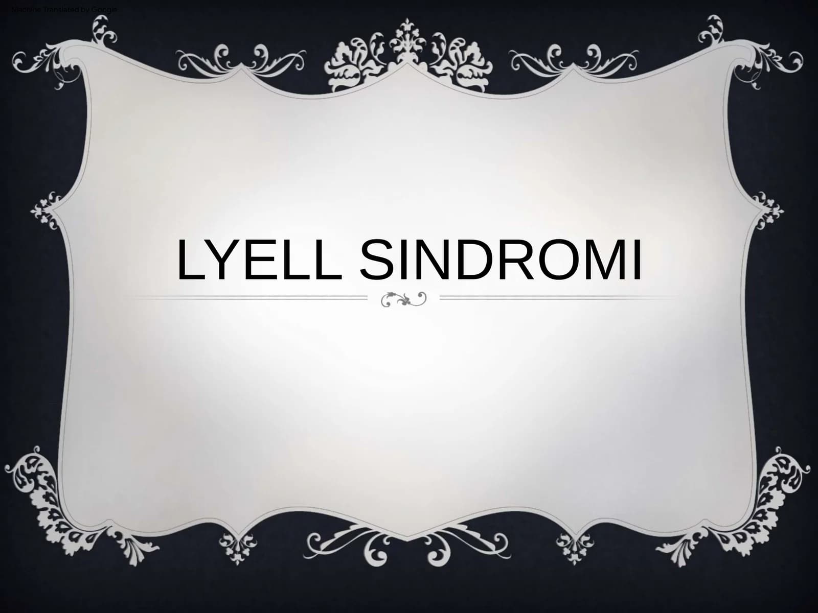 Lyell sindromi