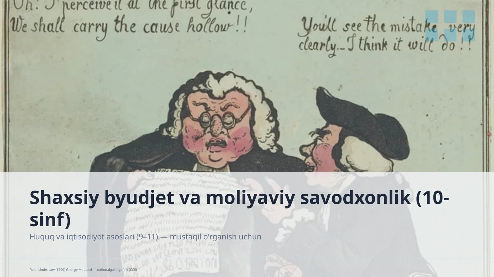 Huquq va iqtisodiyot asoslari (9–11)