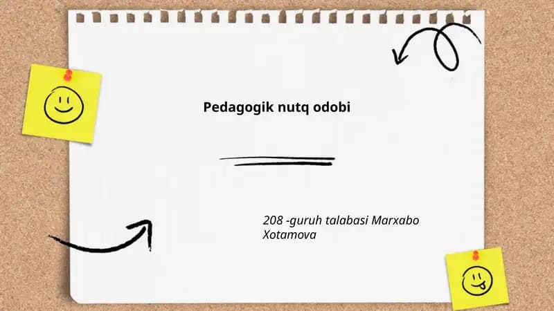 Pedagogik nutq odobi