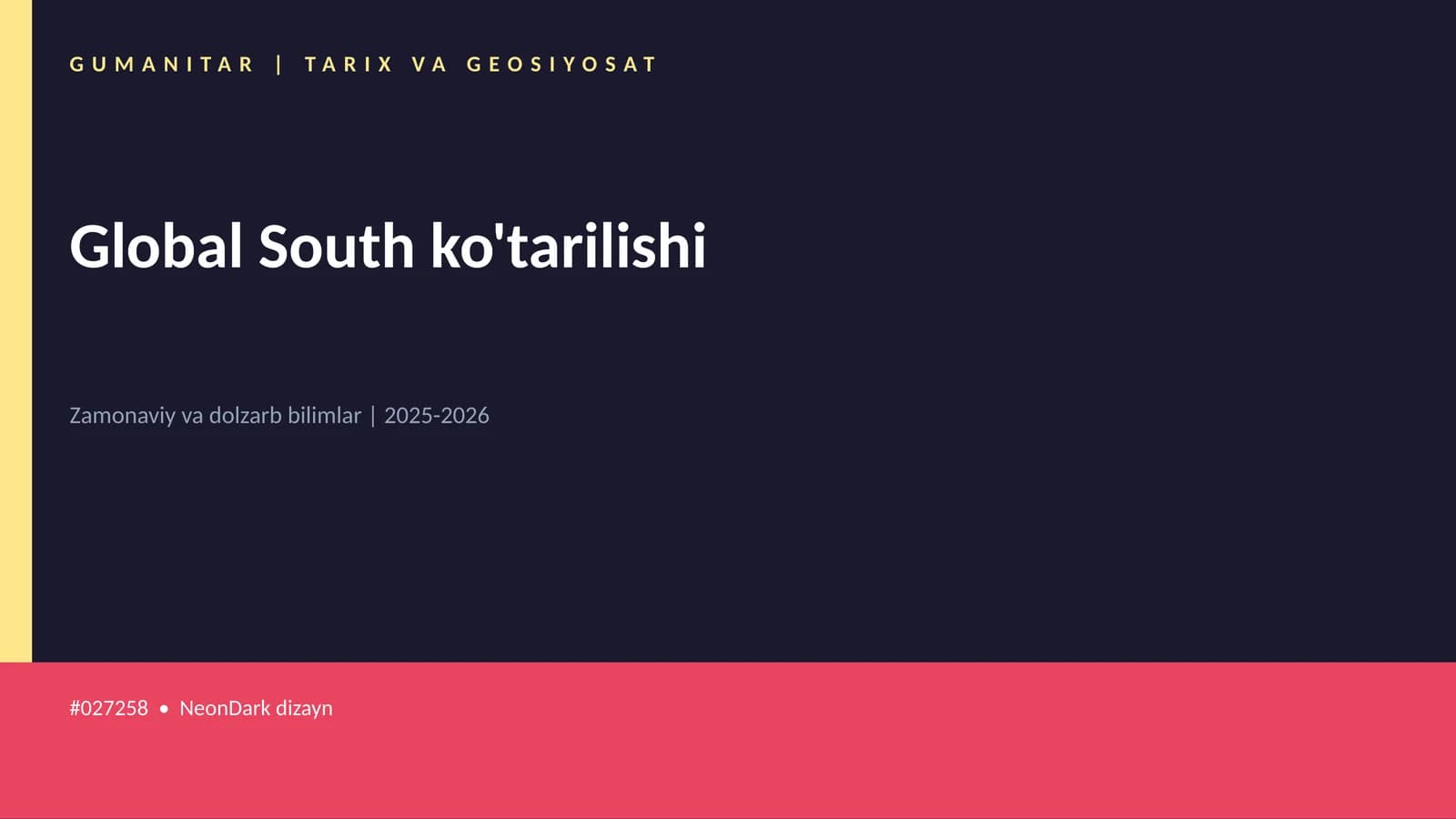 Global South ko'tarilishi