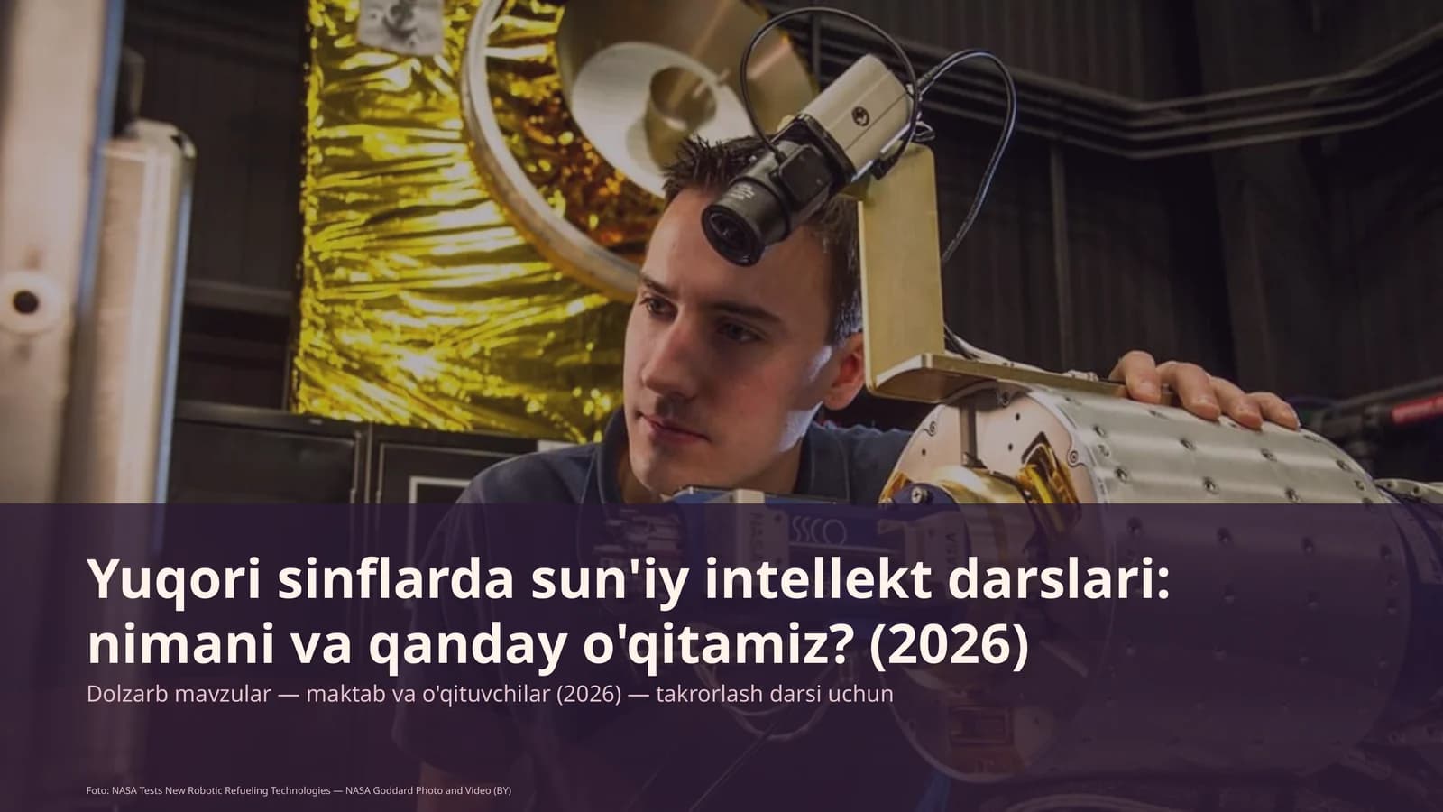 Yuqori sinflarda sun'iy intellekt darslari: nimani va qanday o'qitamiz?
