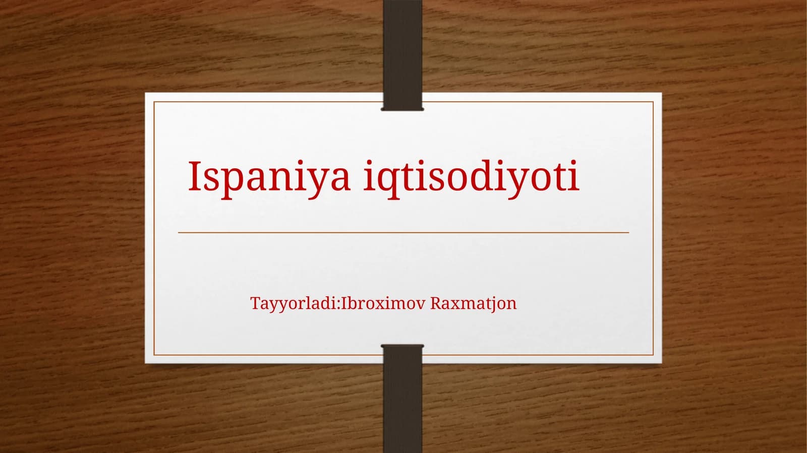 Ispaniya iqtisodiyoti