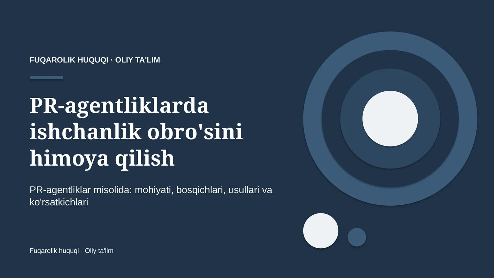 pr agentliklarda ishchanlik obro'sini himoya qilish 1761