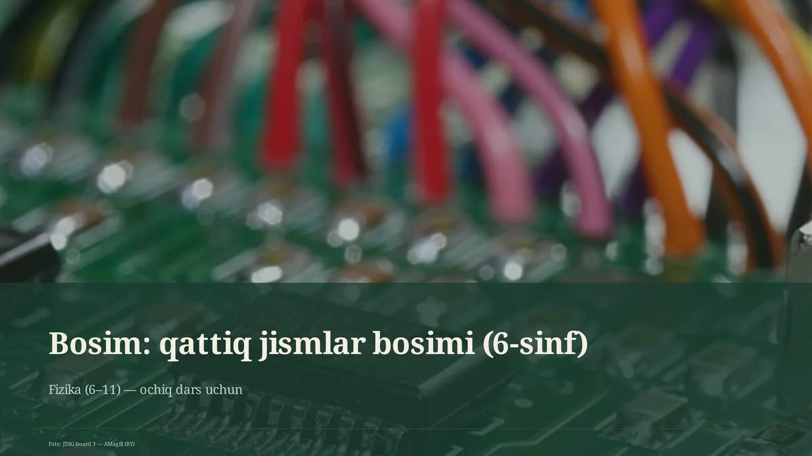 Qattiq jismlar bosimi (6-sinf)