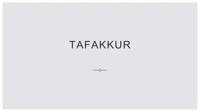 Tafakkur