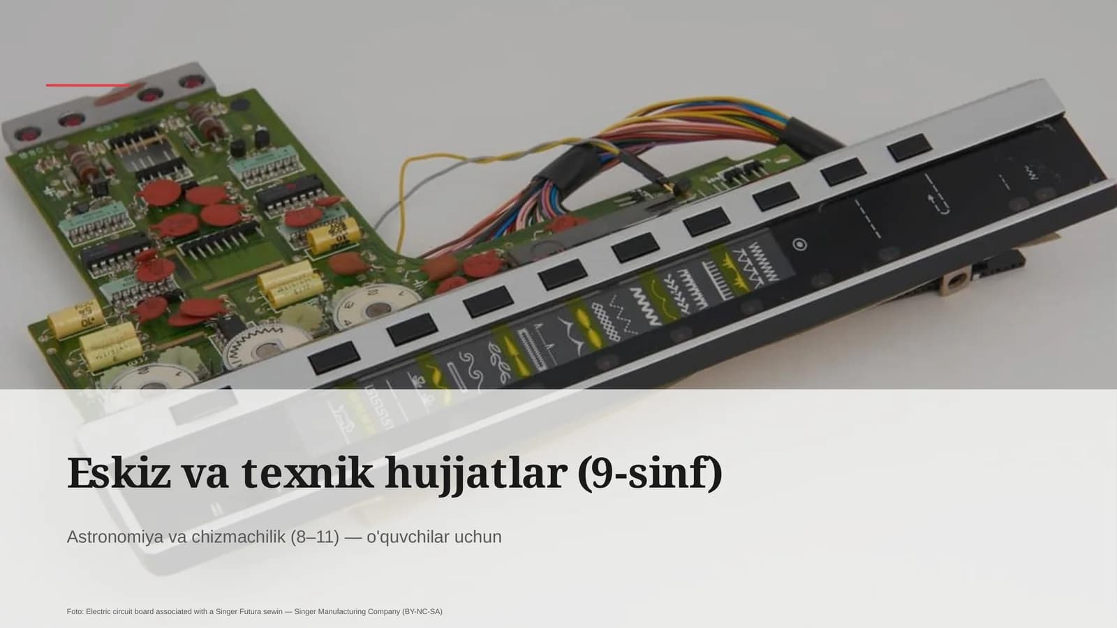 Eskiz va texnik hujjatlar (9-sinf)