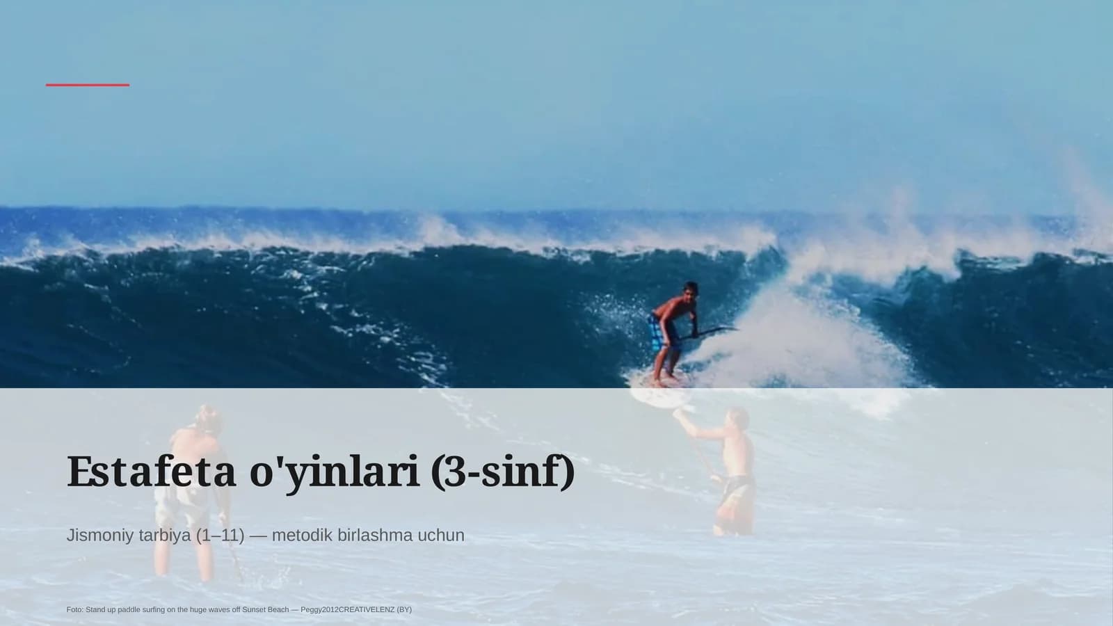 Estafeta o'yinlari (3-sinf)