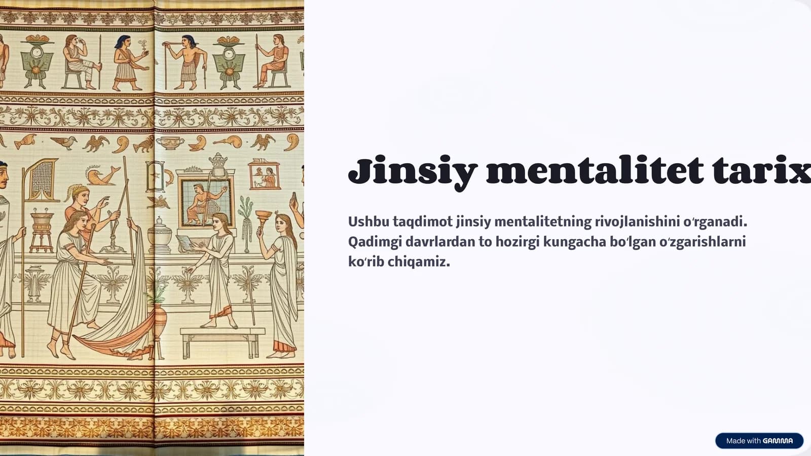 Jinsiy mentalitet tarixi