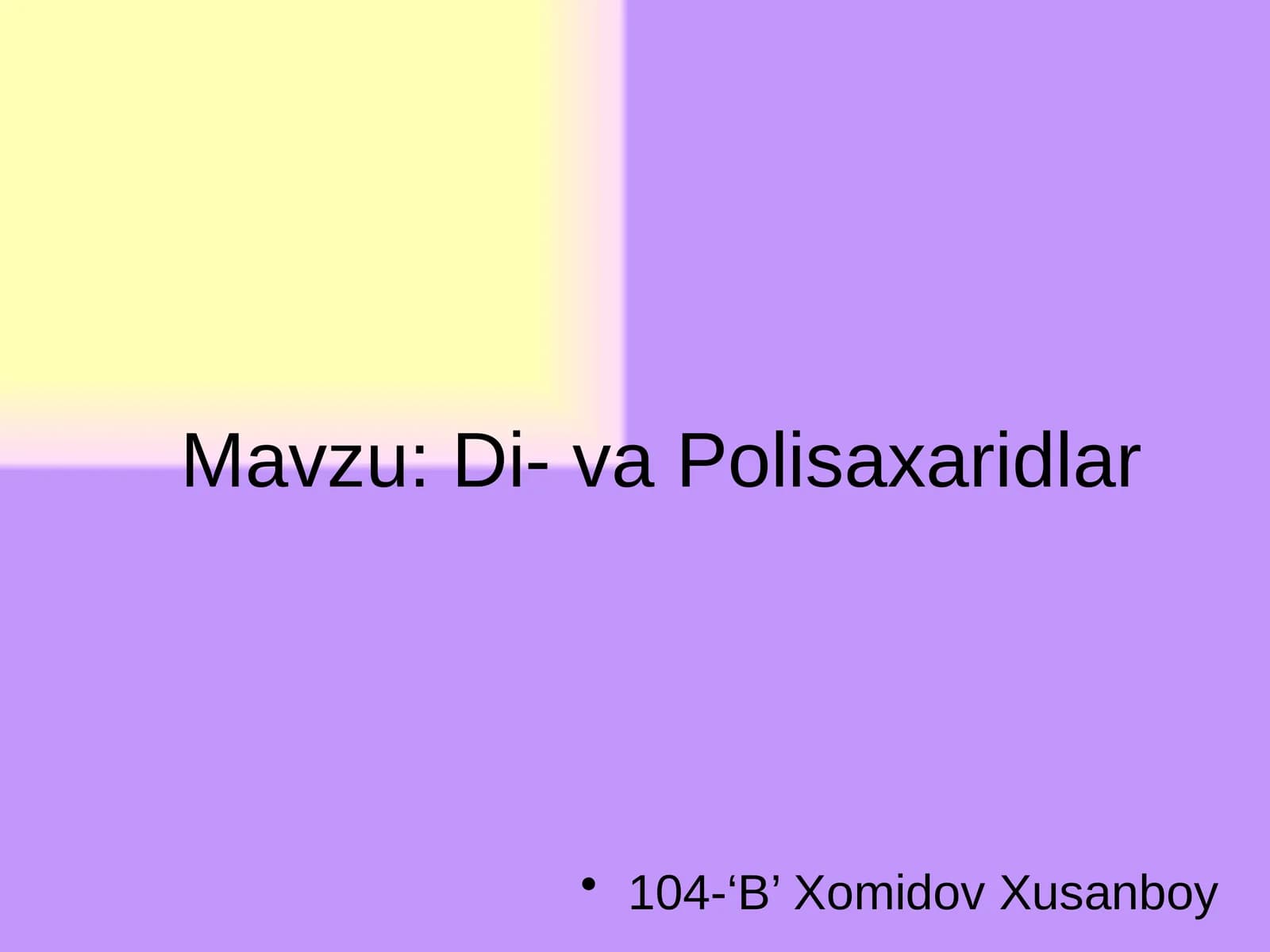 Disaxaridlar