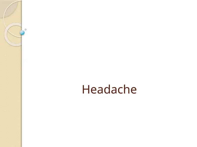 Headache