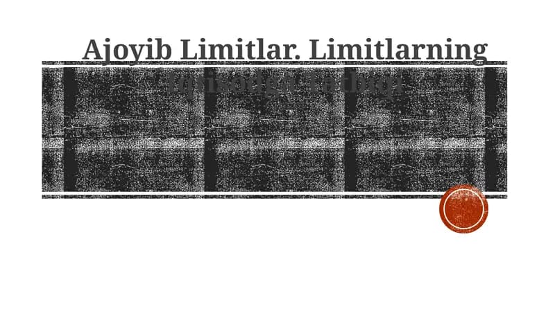 Limitlarning Iqtisodga Tatbiqi