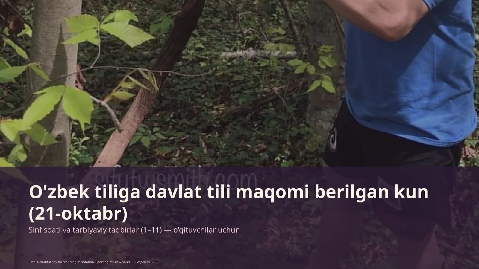 Sinf soati va tarbiyaviy tadbirlar