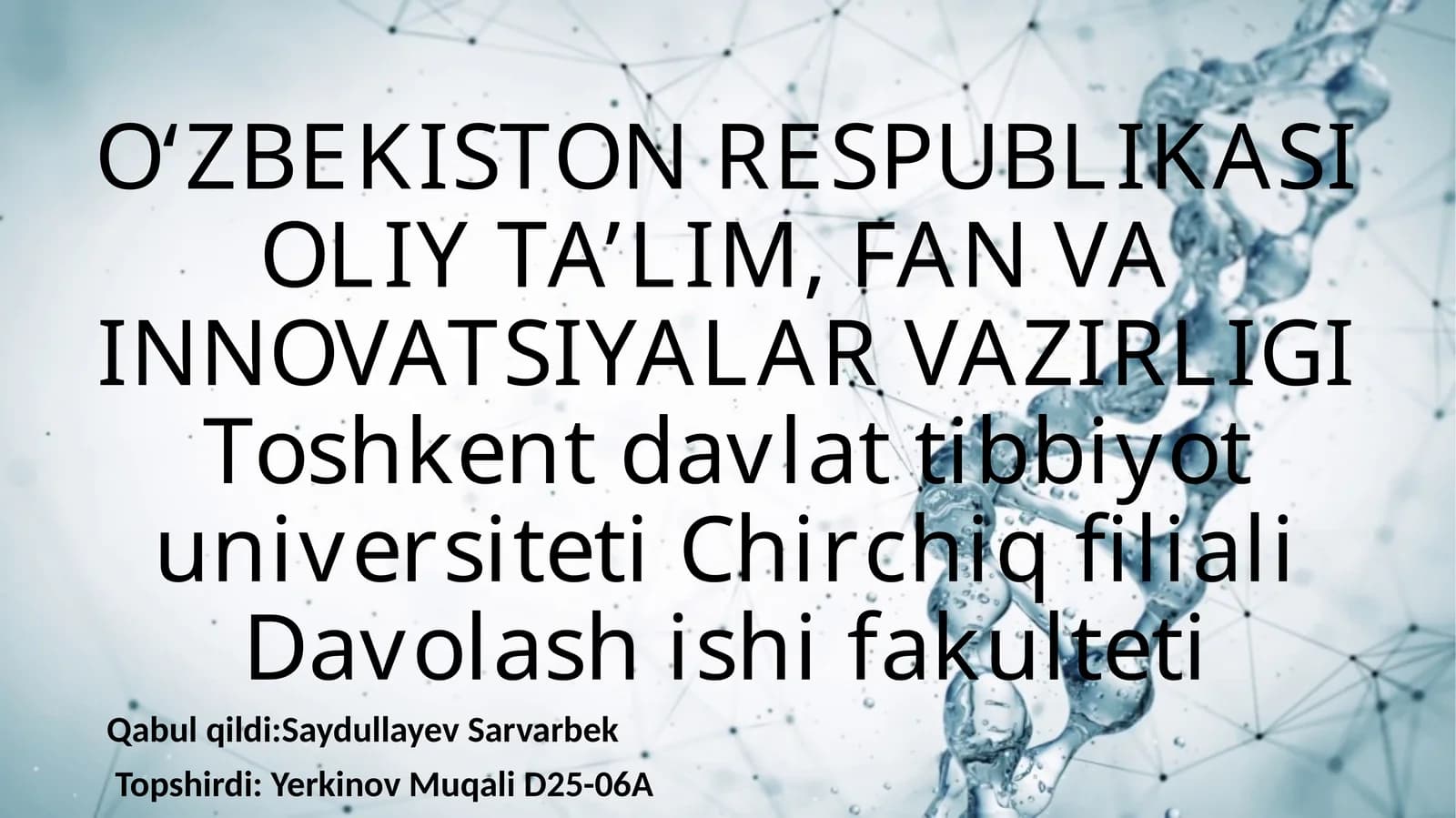 Suniy oqsil ozuqa moddalarning ishlab chiqarilishi va kelgusidagi imkoniyatlar