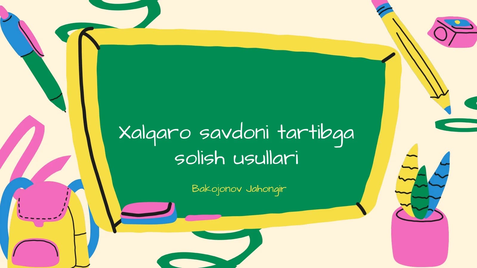 Xalqaro savdoni tartibga solish usullari