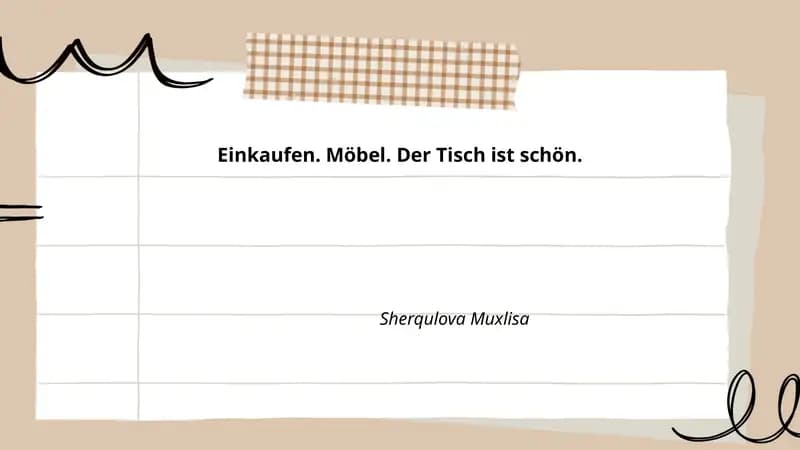 Verschiedene Tischarten