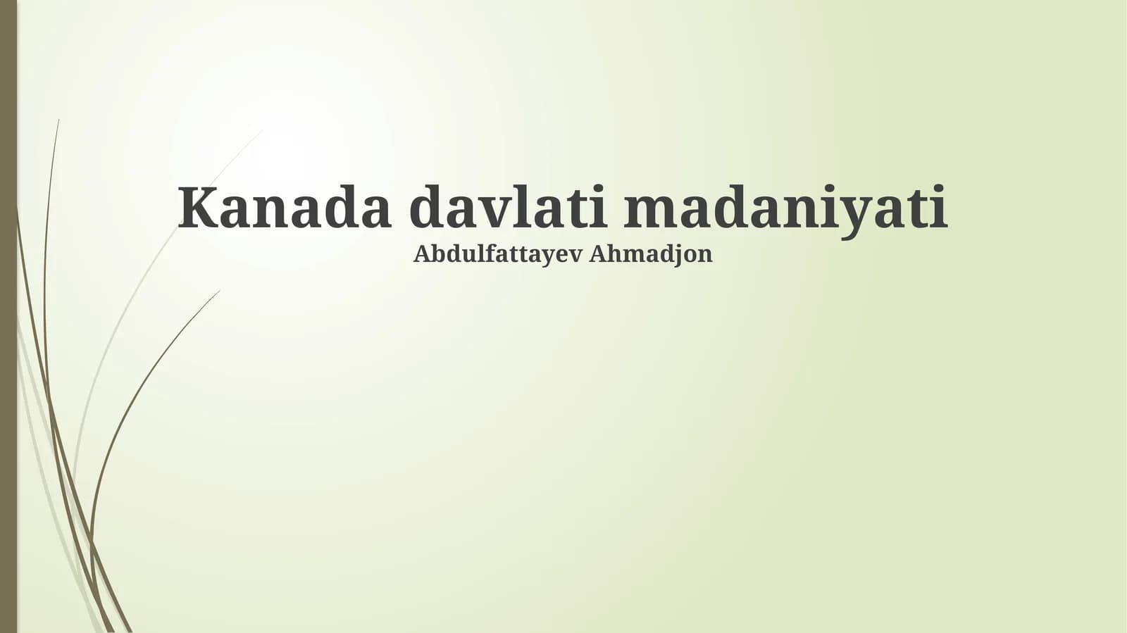 Kanada davlati madaniyati