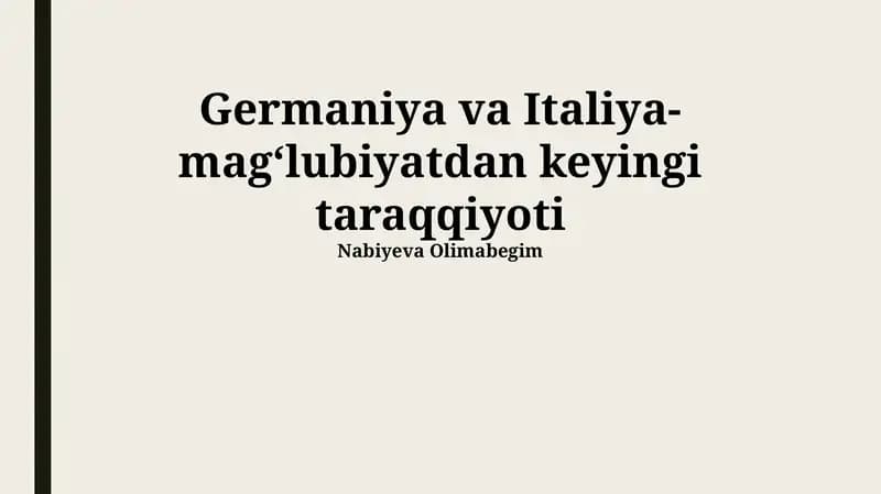 Yevropa Ittifoqiga integratsiya jarayoni