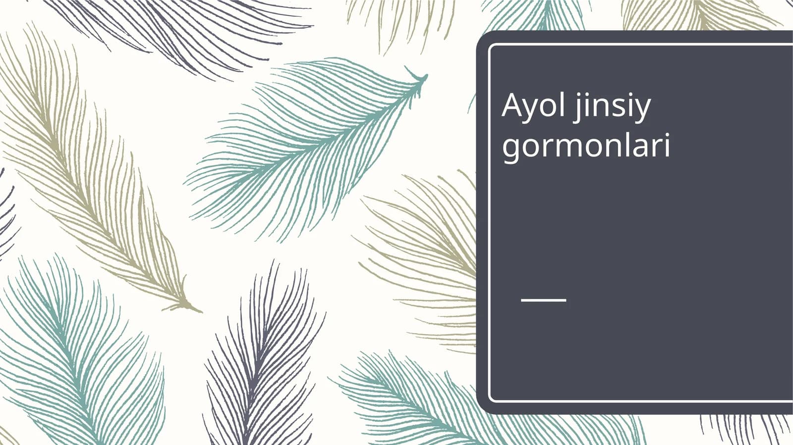 Ayol jinsiy gormonlari