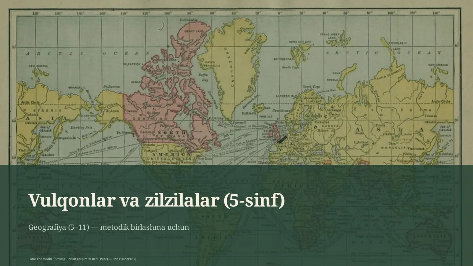 Vulqonlar va zilzilalar (5-sinf)