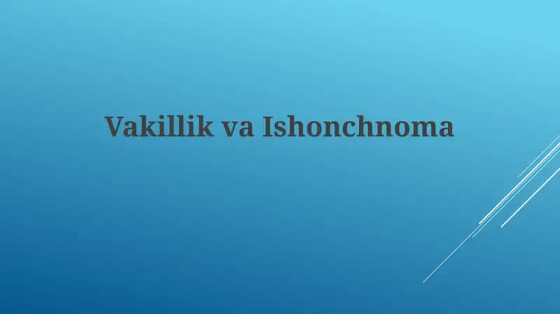 VakillikvaIshonchnoma