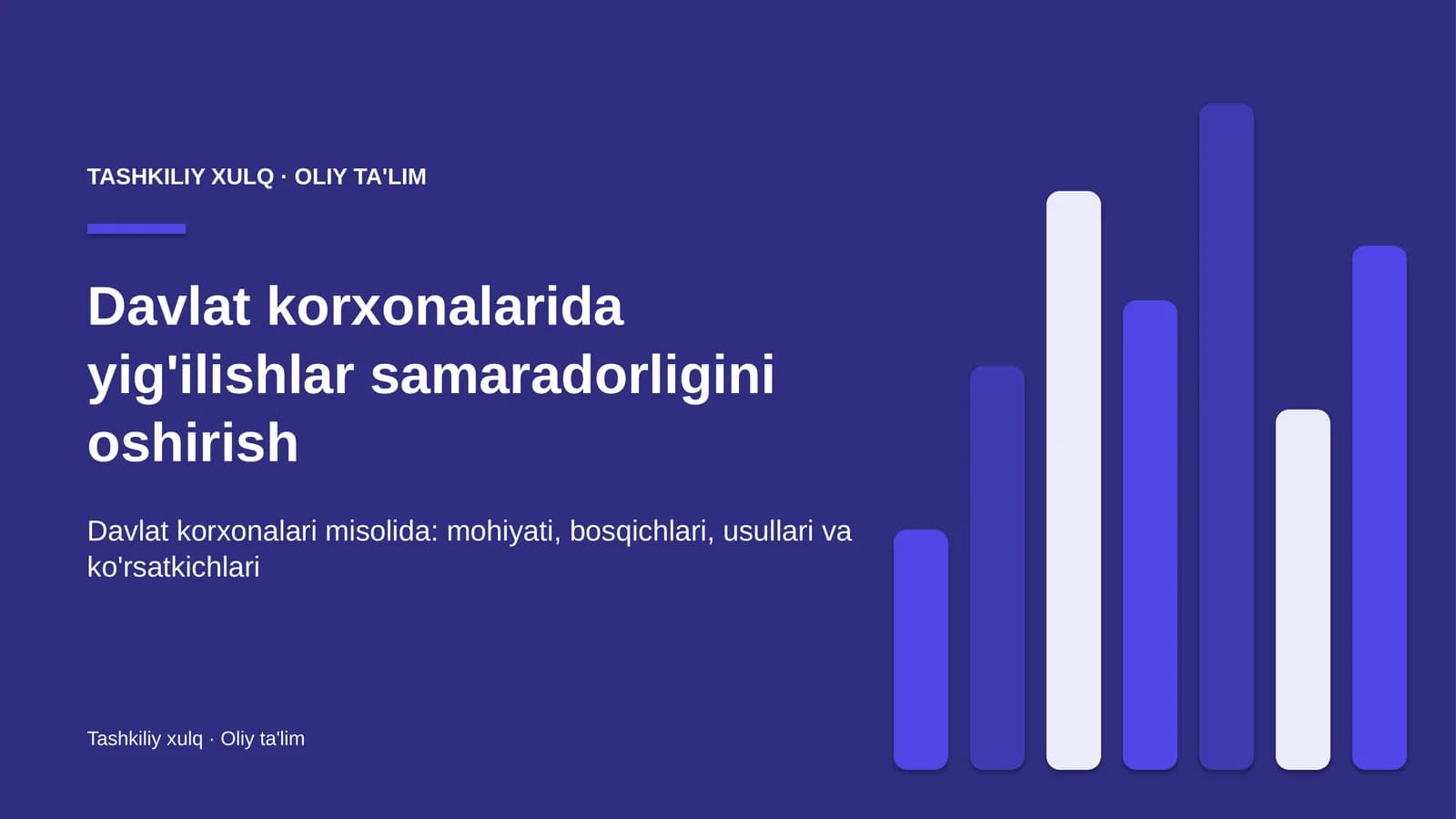 Yig'ilishlar samaradorligini oshirish: mohiyati