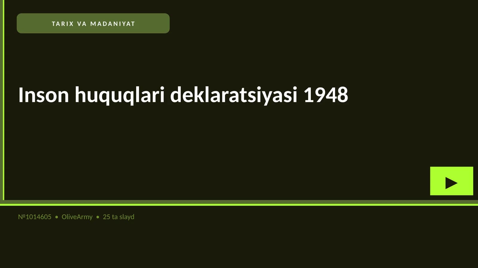 Inson huquqlari deklaratsiyasi 1948