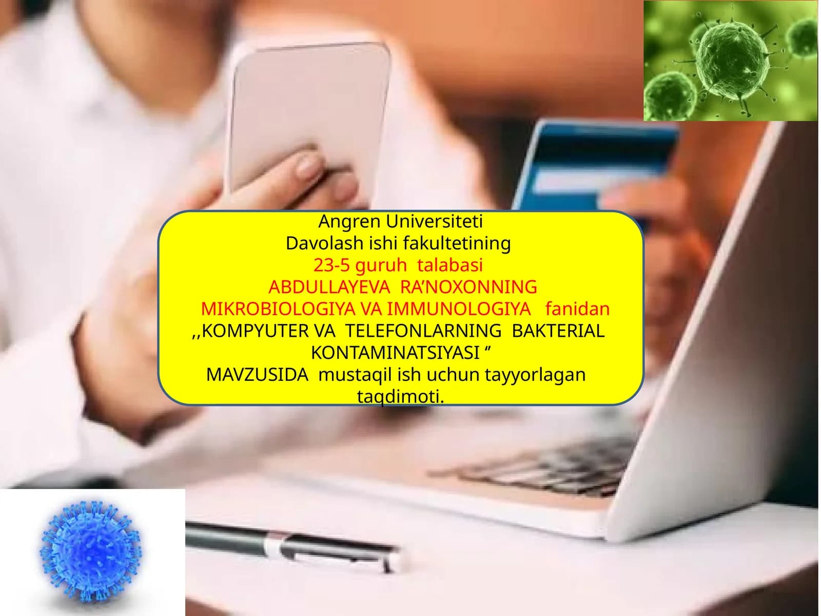 Bakterial kontaminatsiya