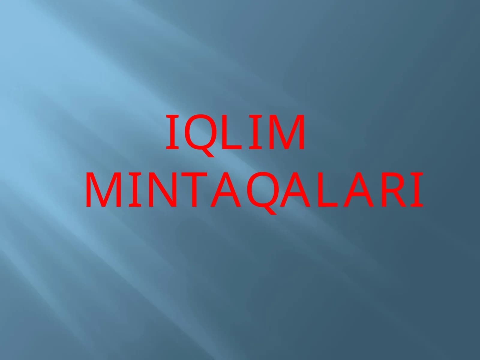 IQLIM MINTAQALARI