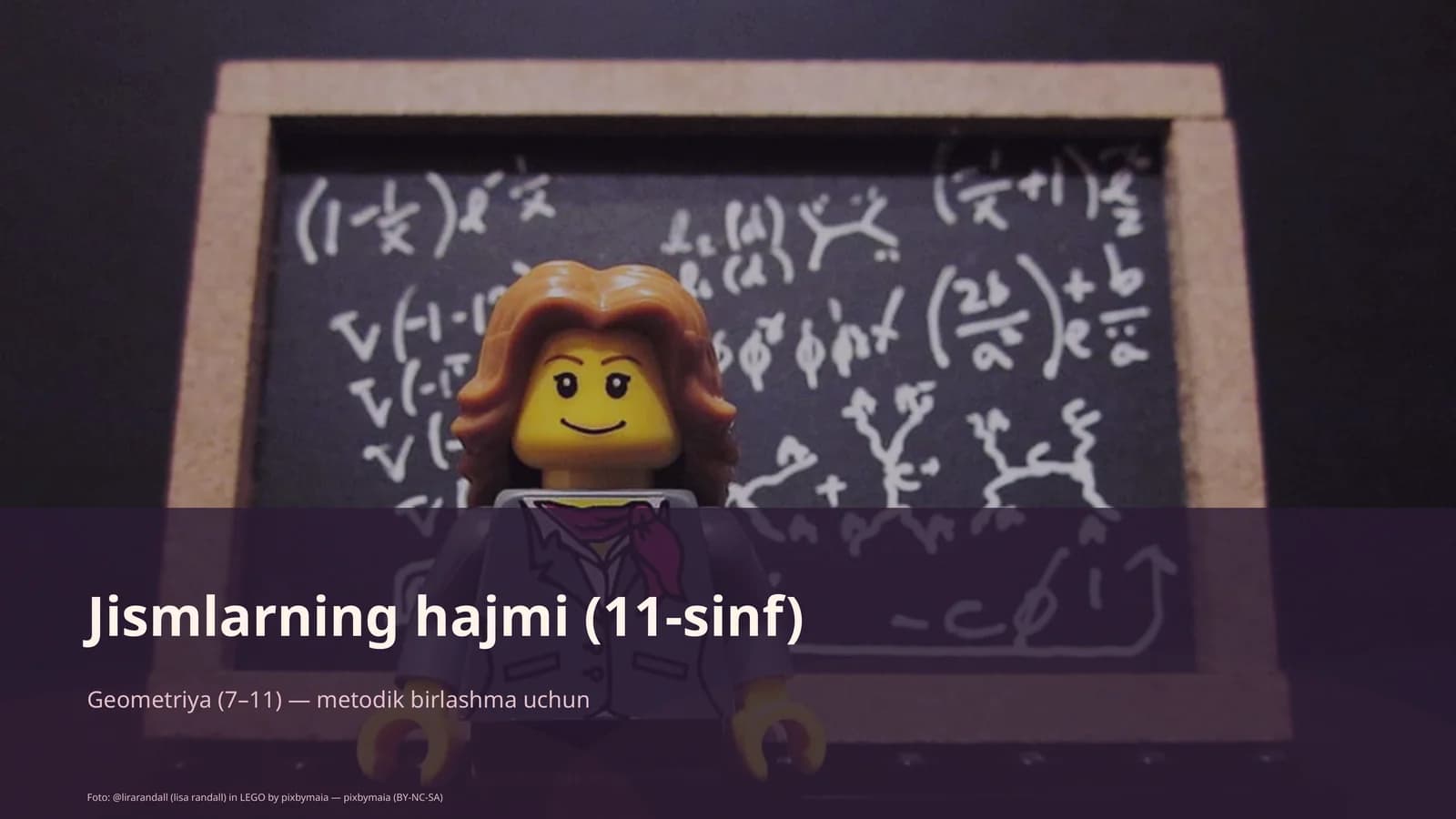 Jismlarning hajmi (11-sinf)