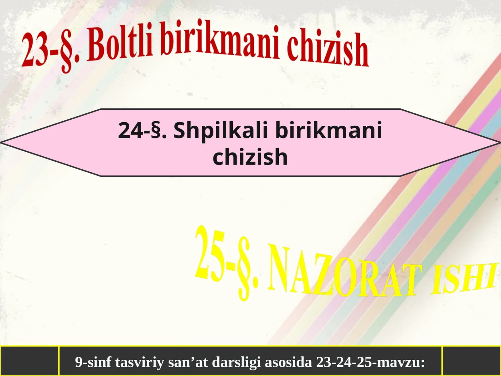 Shpilkali birikmani chizish